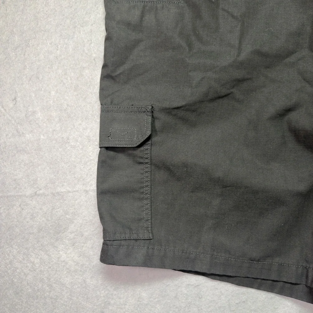 5.11‎ Tactical Mens Black Ripstop Cargo Shorts 42x10 Elastic Waist Multi-Pocket